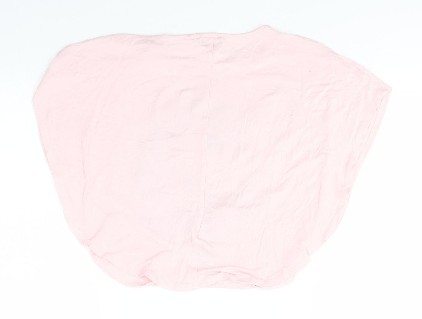 Blue Zoo Girls Pink  Viscose Basic T-Shirt Size 7-8 Years Round Neck  - Unicorn
