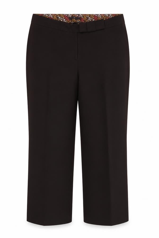 Womens UK Size 18 Evans Regular Fit Dress Pants Brown Trousers