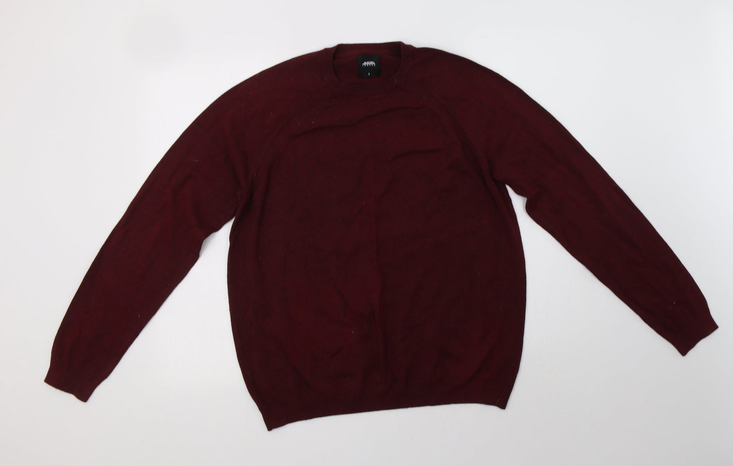 Burton Mens Purple Crew Neck  Cotton Pullover Jumper Size L