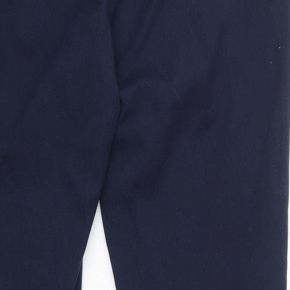 Womens UK Size 14 Dunnes Regular Fit Dress Pants Blue Trousers
