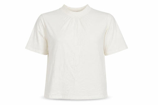 Womens UK Size 14 Damart Ivory Basic T-Shirt
