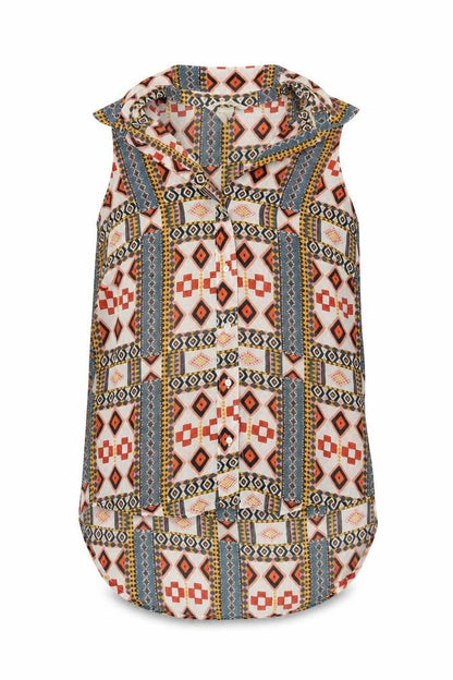 Womens UK Size 4 H&M Multicoloured Basic Blouse