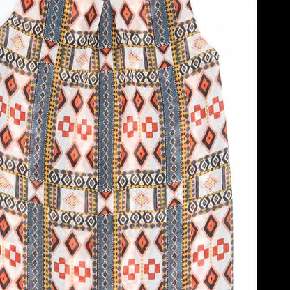 Womens UK Size 4 H&M Multicoloured Basic Blouse