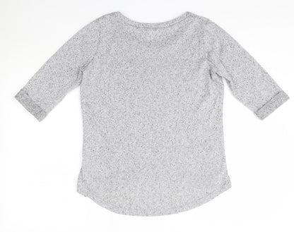 Womens UK Size 10 New Look Grey Pullover Jumper