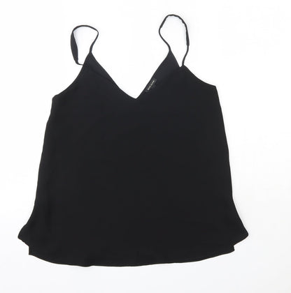 Womens UK Size 6 River Island Black Camisole Blouse