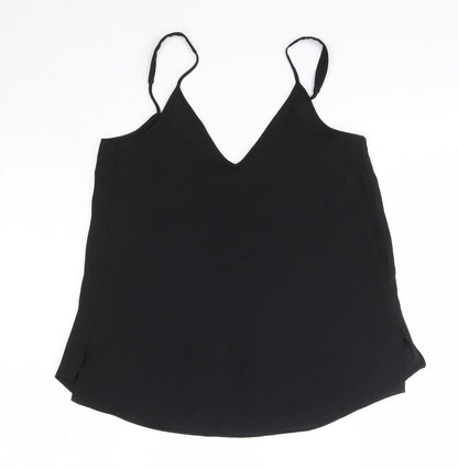 Womens UK Size 6 River Island Black Camisole Blouse