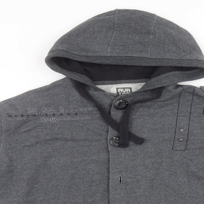 RVR ISD Womens Grey  Polyester Cardigan Hoodie Size M