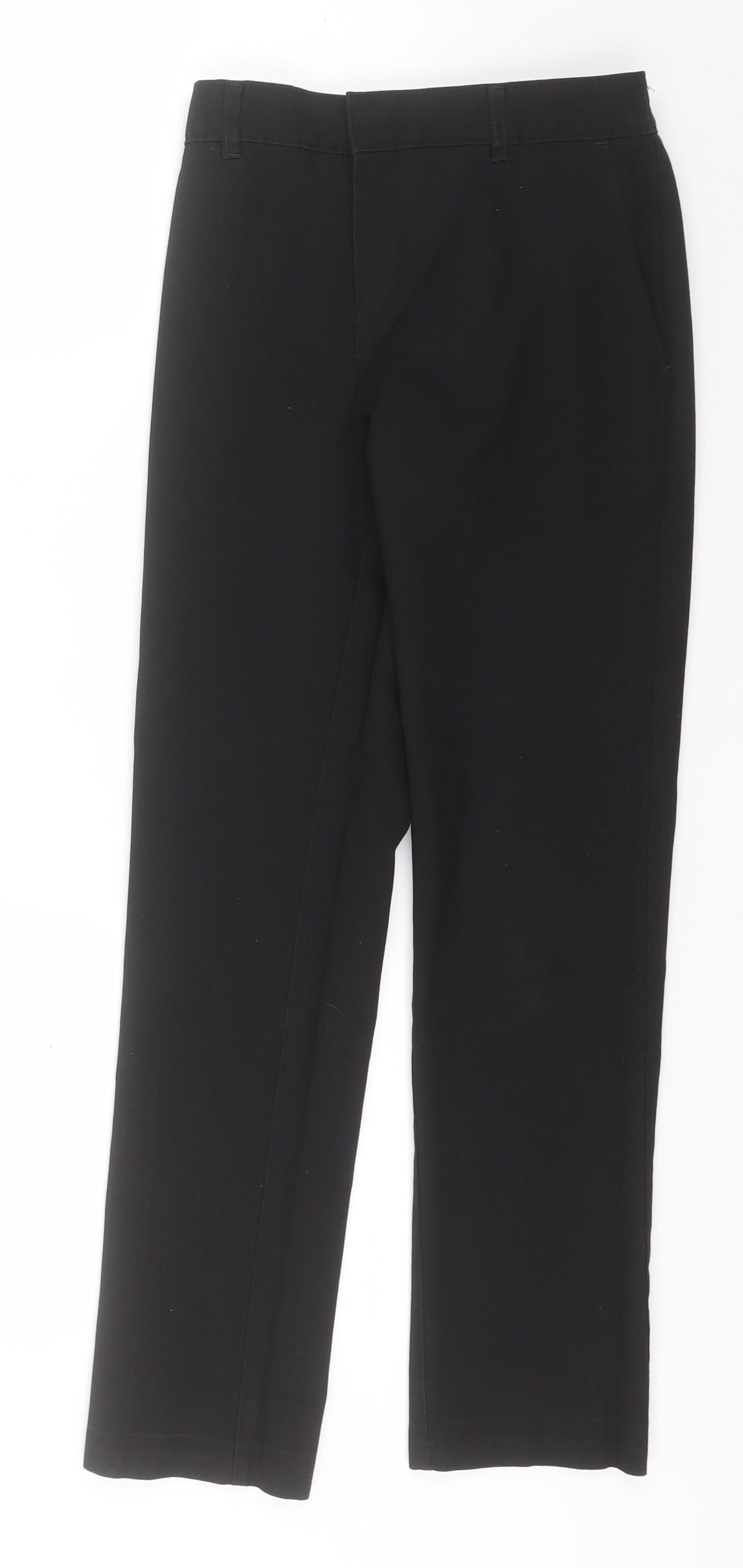 Marks and Spencer Boys Black  Polyester Dress Pants Trousers Size 11-12 Years  Regular  - School