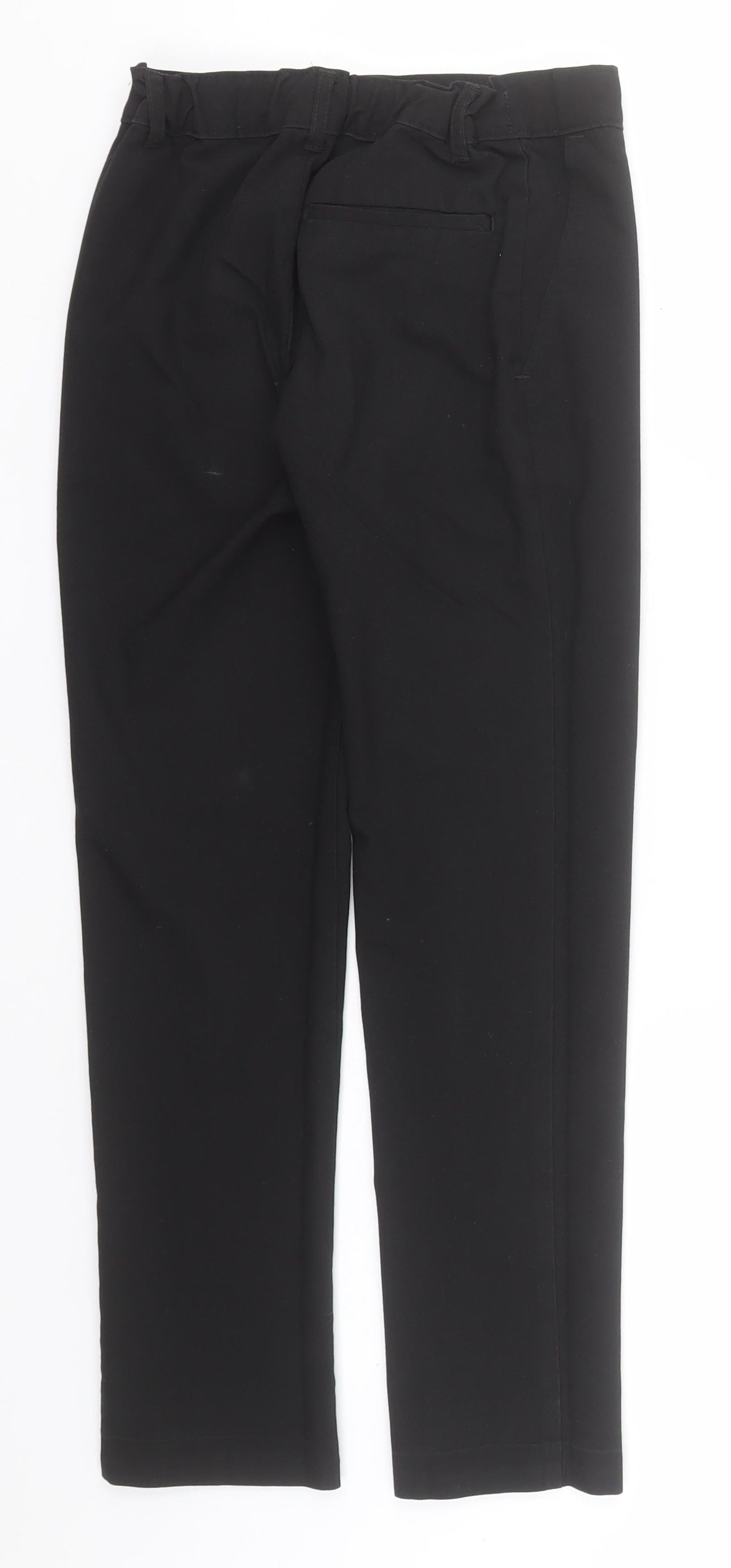 Marks and Spencer Boys Black  Polyester Dress Pants Trousers Size 11-12 Years  Regular  - School