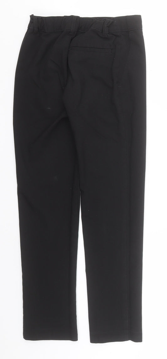 Marks and Spencer Boys Black  Polyester Dress Pants Trousers Size 11-12 Years  Regular  - School