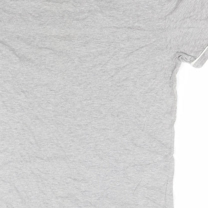 Industrialize Mens Grey  Cotton  Polo Size S Collared