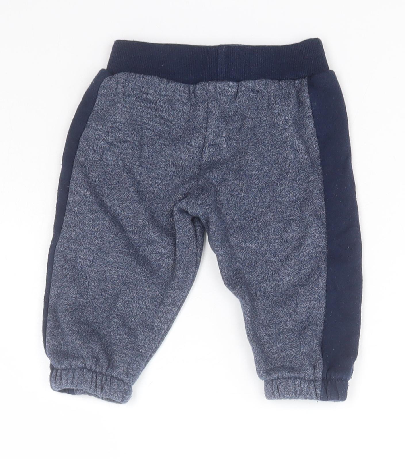 Earlydays Baby Blue  Cotton Sweatpants Leggings Size 3-6 Months