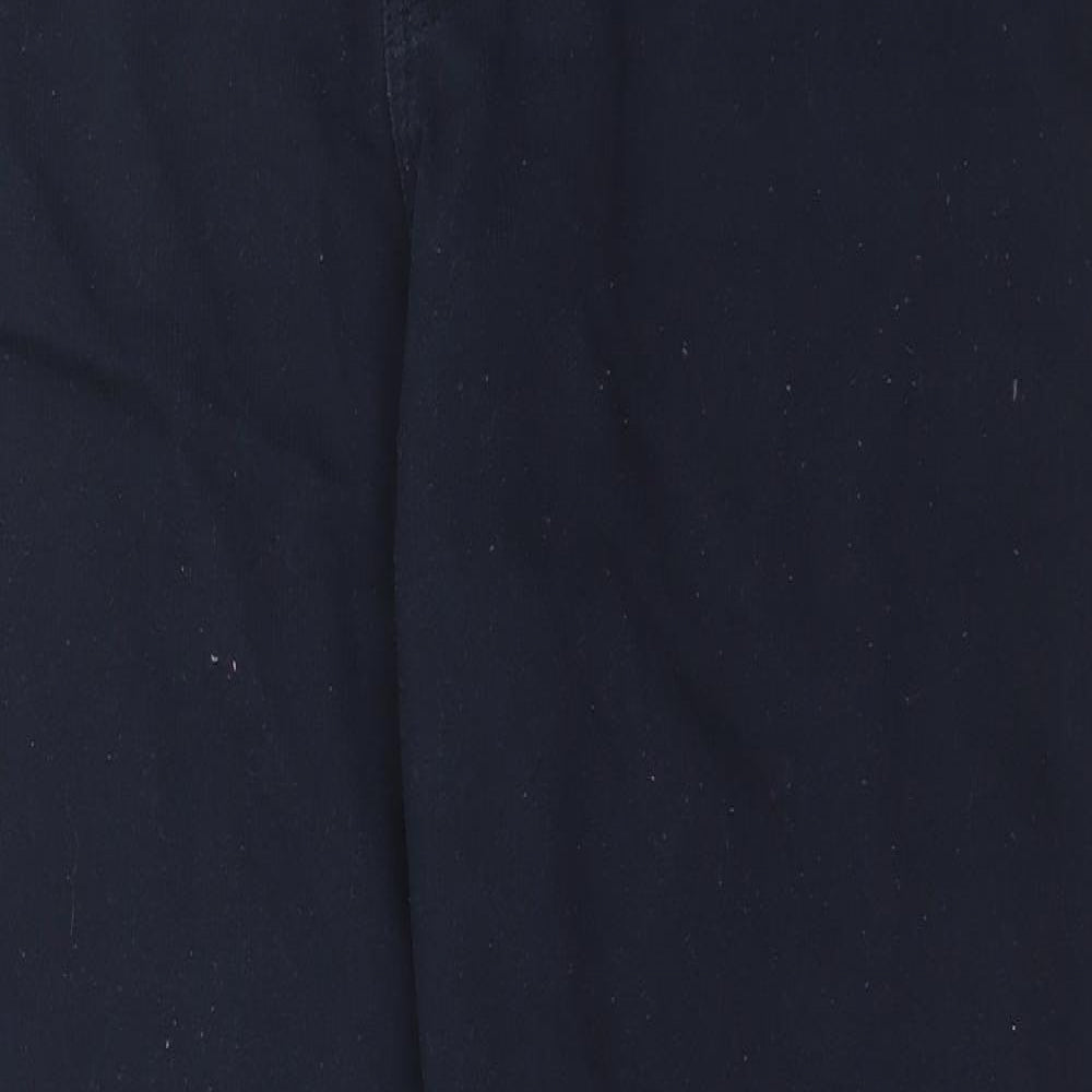 Raphael Valencino Womens Blue  Cotton Trousers  Size 40 in L33 in Regular