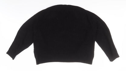 Womens UK Size L New Look Black Pullover Jumper