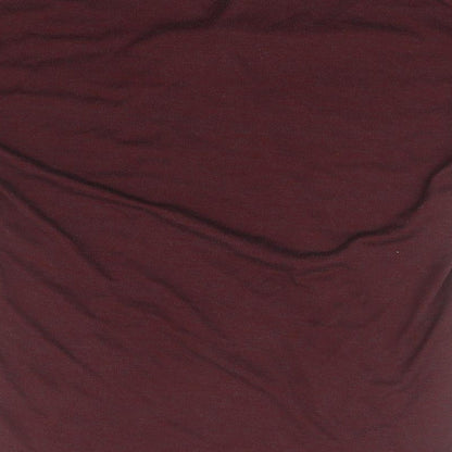 Preworn Mens Black Striped Cotton  Polo  Collared