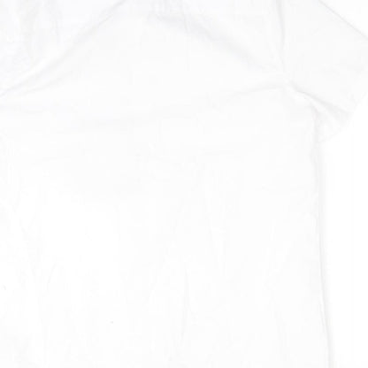 F&F Boys White  Polyester Basic Button-Up Size 13-14 Years Collared