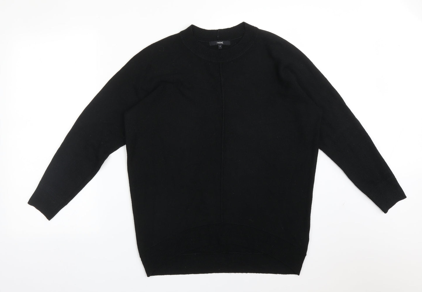 Womens UK Size S NEXT Black Pullover Jumper