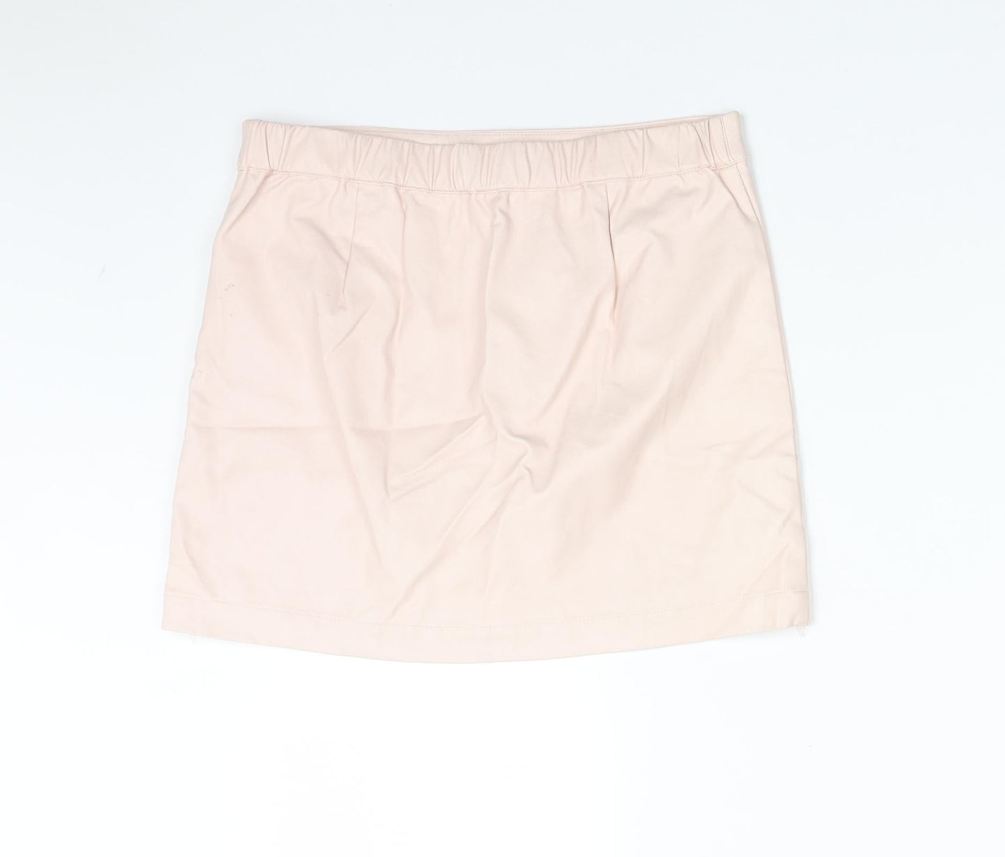 FOREVER 21 Girls Pink  Polyurethane Straight & Pencil Skirt Size 13-14 Years  Regular