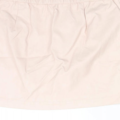 FOREVER 21 Girls Pink  Polyurethane Straight & Pencil Skirt Size 13-14 Years  Regular