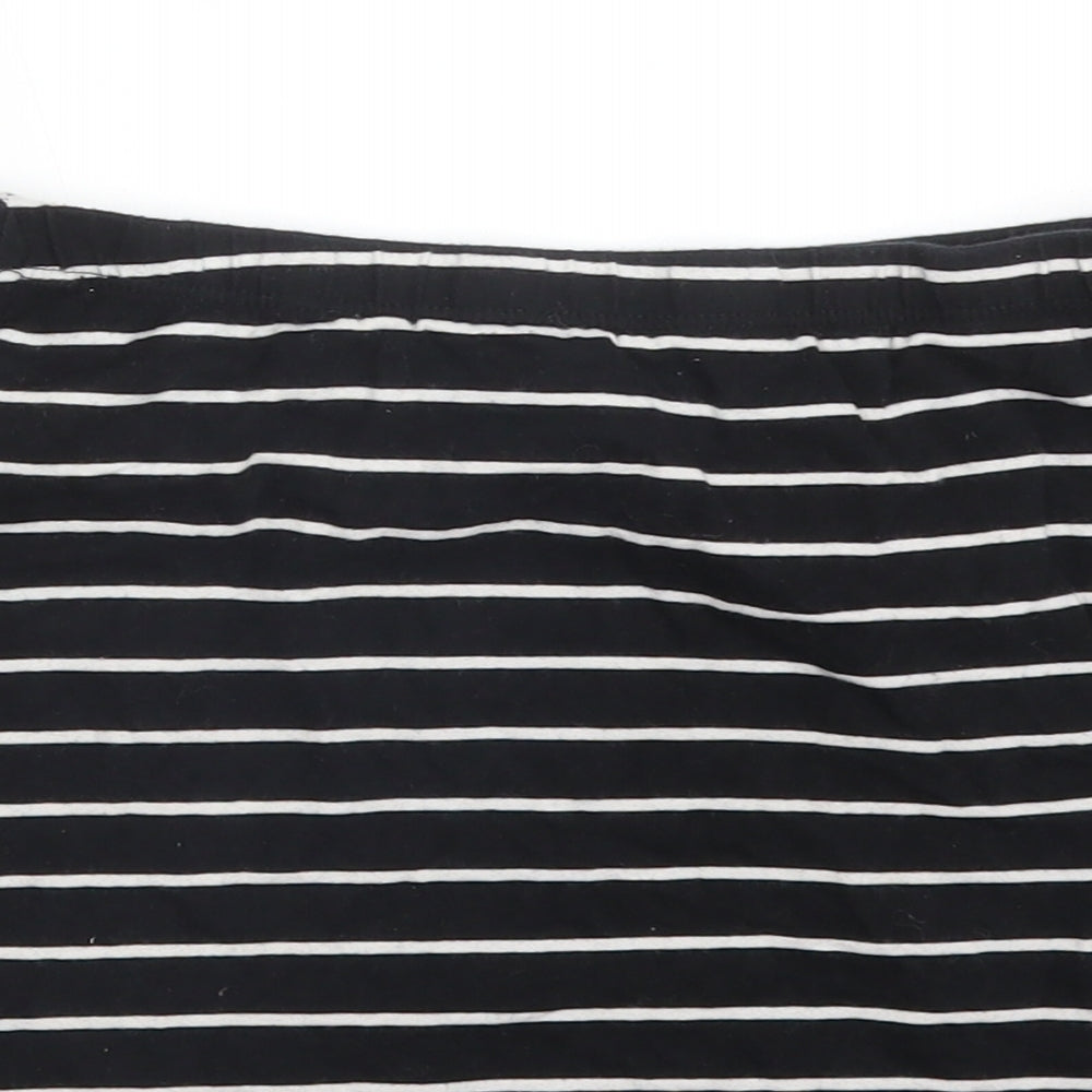 Atmosphere Womens Multicoloured Striped Cotton Bandage Skirt Size 8