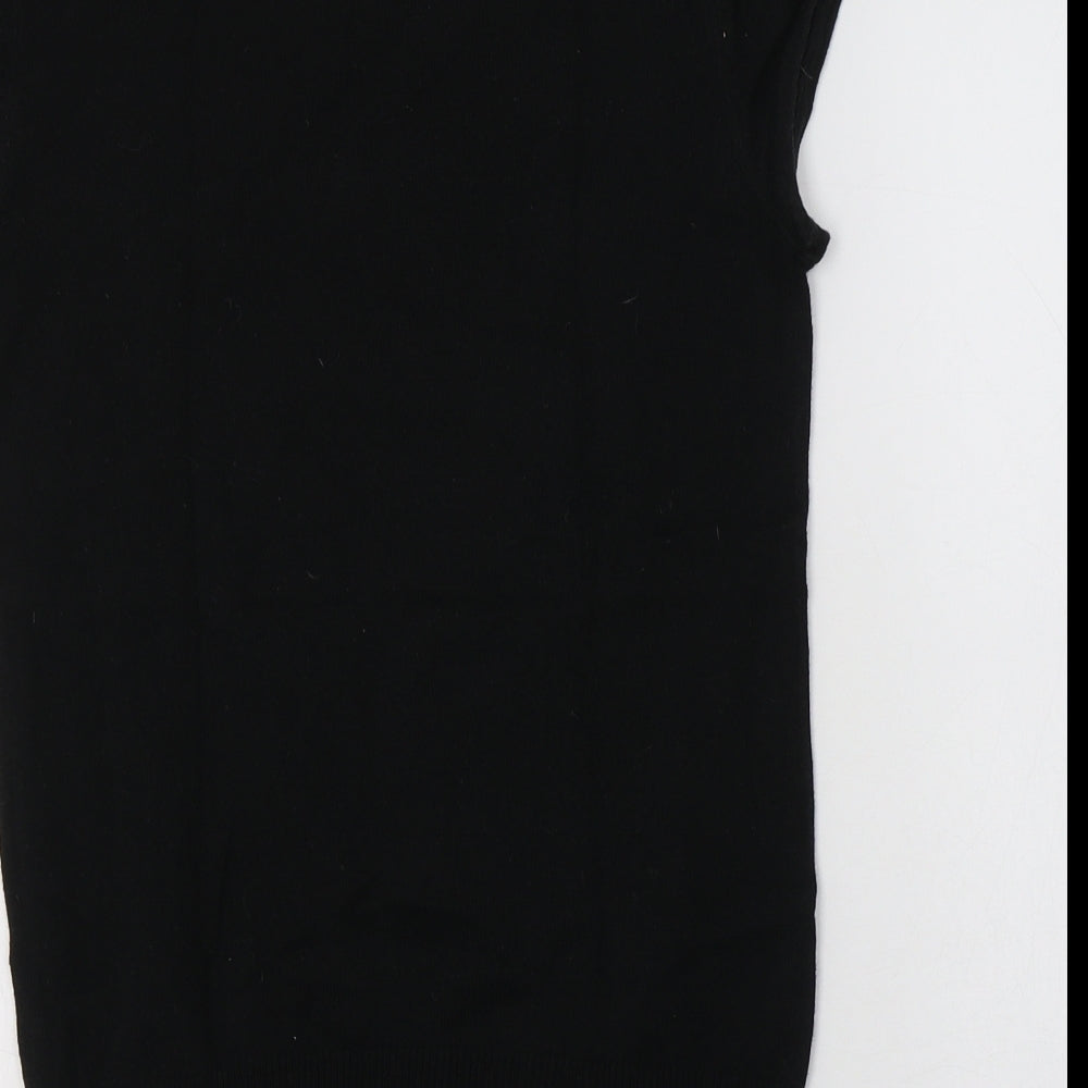 Womens UK Size 8 H&M Black Pullover Jumper