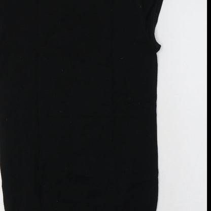 Womens UK Size 8 H&M Black Pullover Jumper