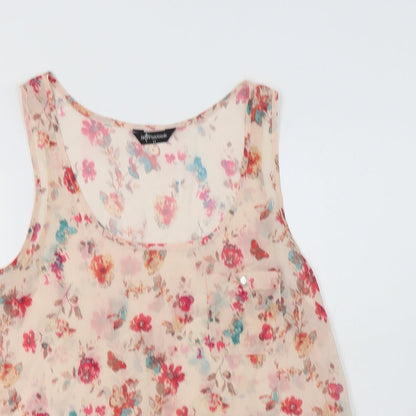 Womens UK Size 12 Internacionale Pink Basic Blouse