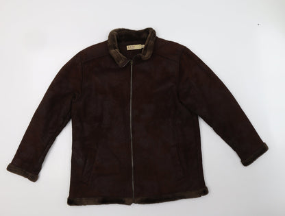EWM Womens Brown Paisley  Jacket  Size M  Zip