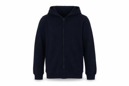 Matalan Girls Blue  Cotton Full Zip Hoodie Size 12 Years  Zip - School Wear