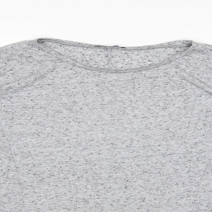 George Womens Grey Round Neck  Polyester Pullover Jumper Size 16