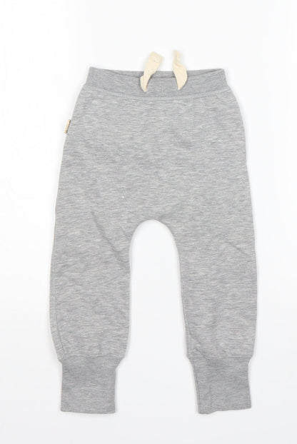 Spoilt Boys Grey  Cotton Sweatpants Trousers Size 3-6 Months