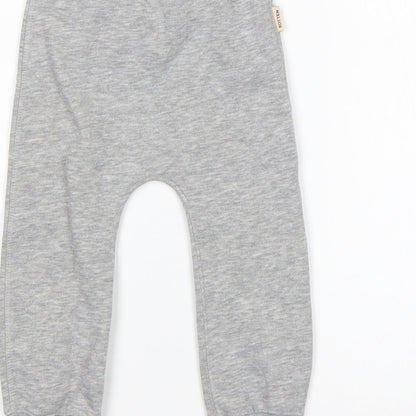 Spoilt Boys Grey  Cotton Sweatpants Trousers Size 3-6 Months
