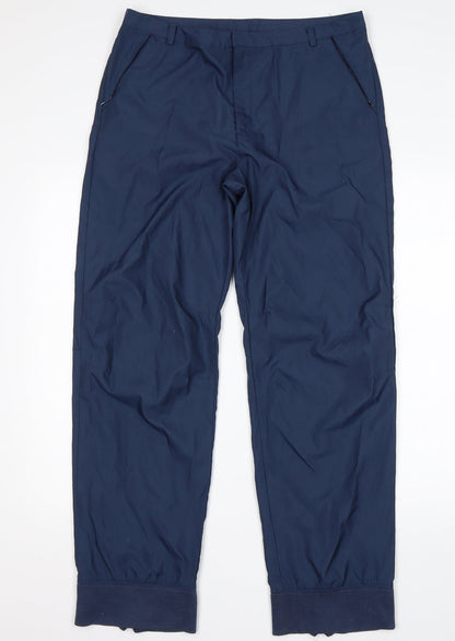 Womens UK Size 10 Gap Regular Fit Jogger Black Trousers