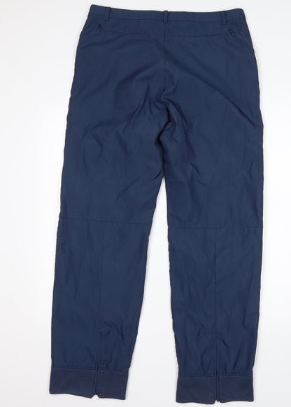 Womens UK Size 10 Gap Regular Fit Jogger Black Trousers