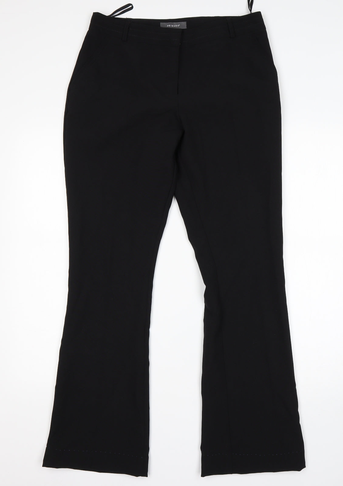 Womens UK Size 10 Primark Regular Fit  Black Trousers