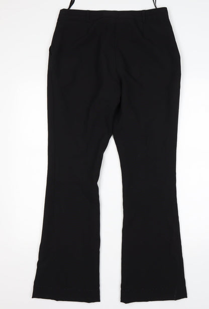 Womens UK Size 10 Primark Regular Fit  Black Trousers