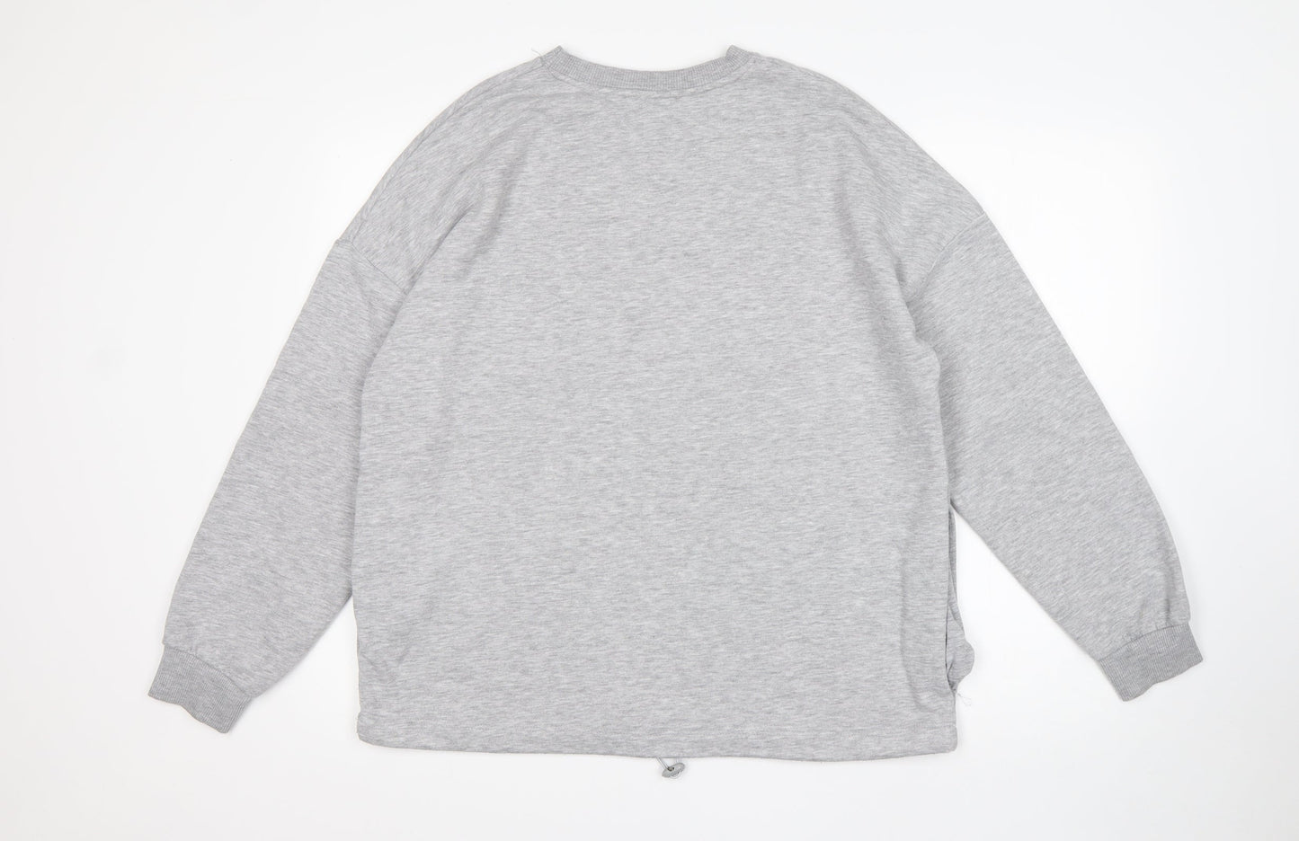 Primark Womens Grey  Polyester Pullover Sweatshirt Size XS