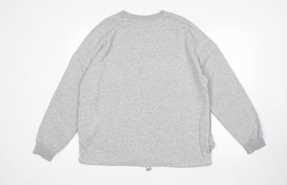 Primark Womens Grey  Polyester Pullover Sweatshirt Size XS