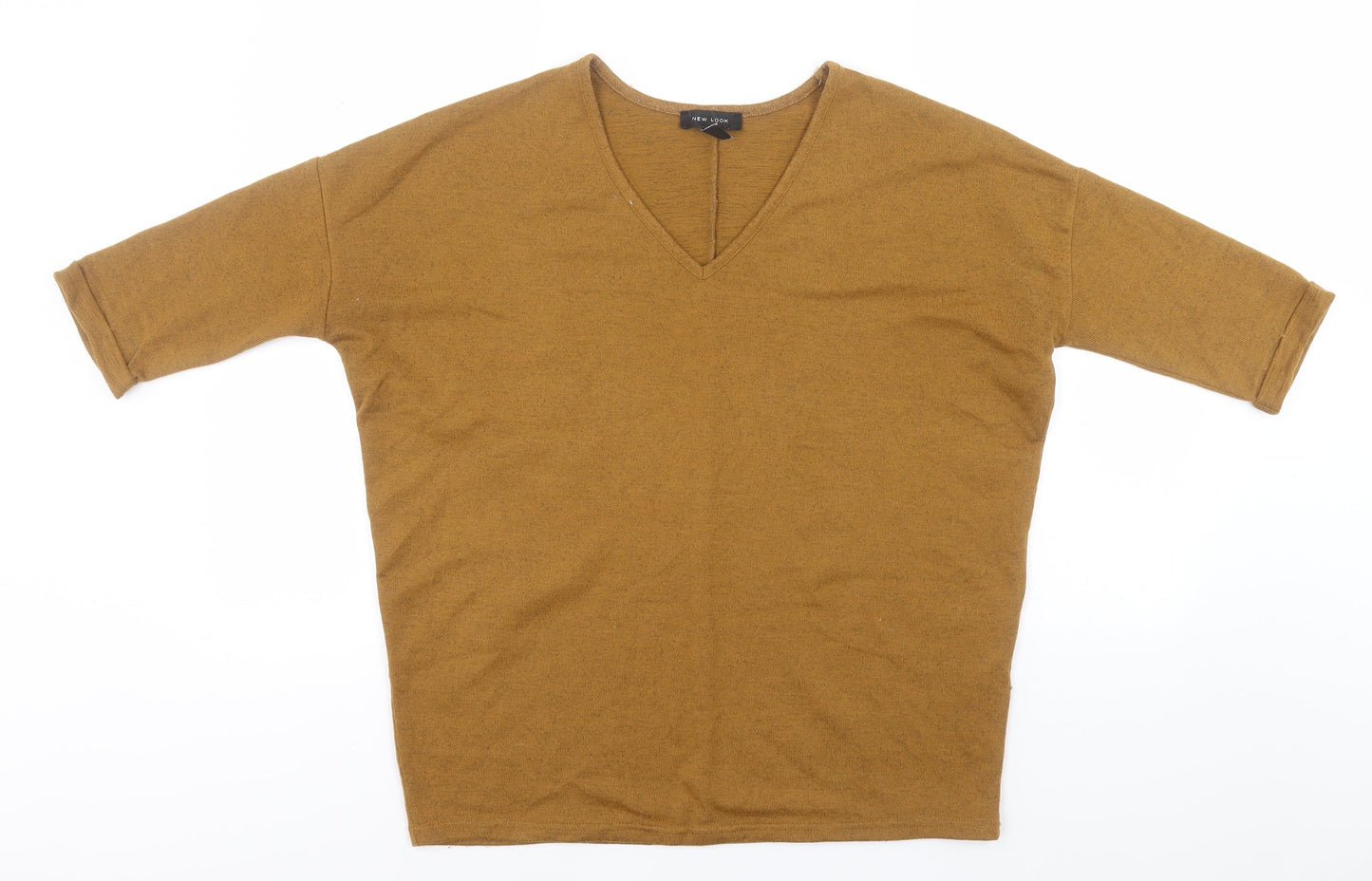 Womens UK Size S New Look Brown Pullover Jumper