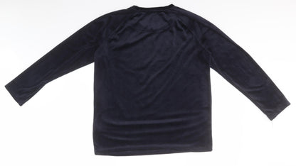 Primark Womens Blue Round Neck  Polyester Pullover Jumper Size 12