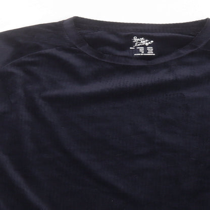 Primark Womens Blue Round Neck  Polyester Pullover Jumper Size 12