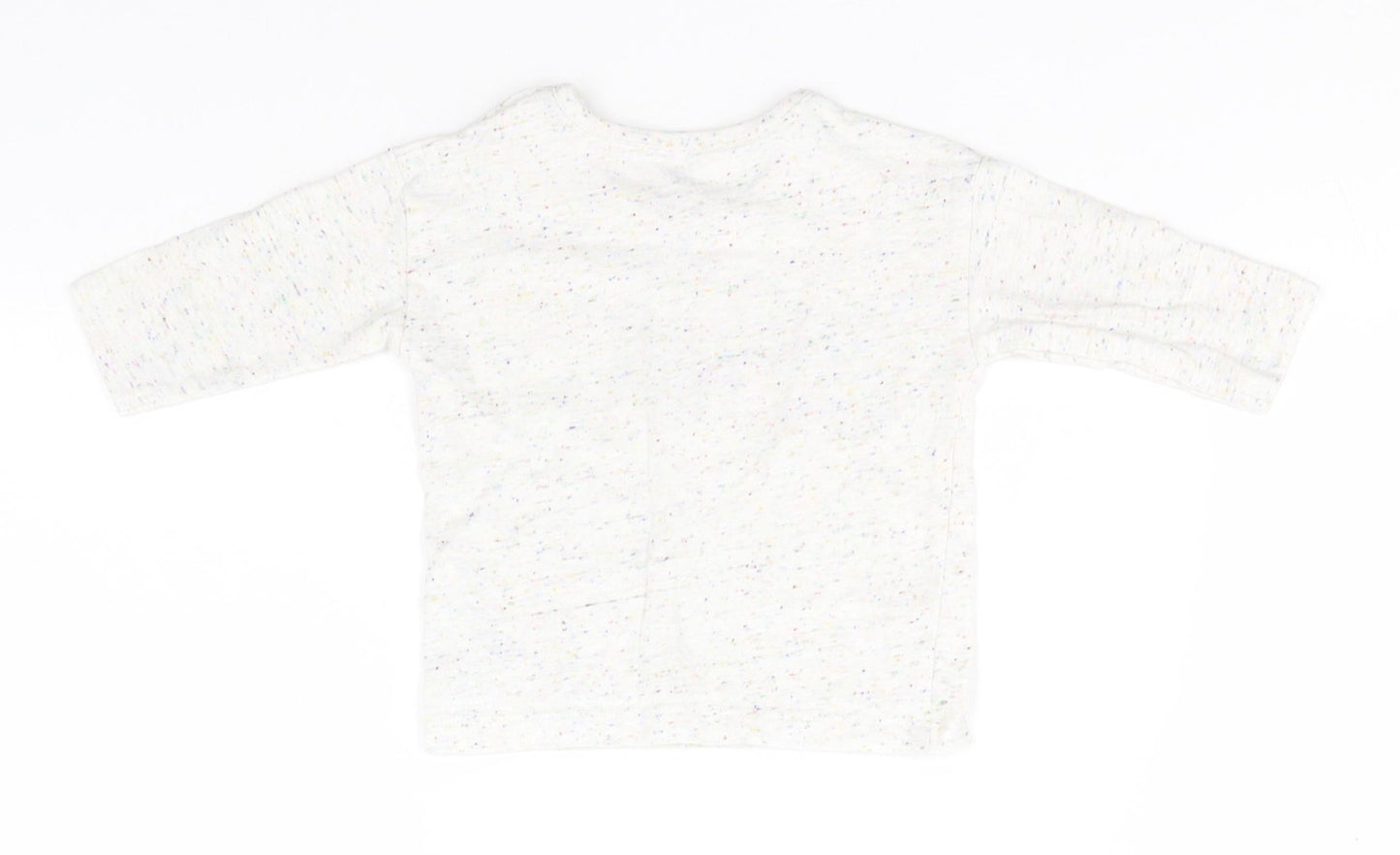 F&F Baby White  Cotton Basic T-Shirt Size 0-3 Months Round Neck  - I'm a Dude