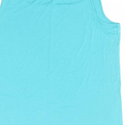Womens UK Size 20 Bonmarché Green Basic Tank