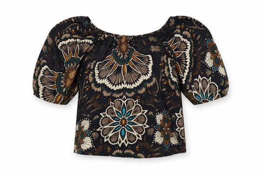 Womens UK Size 8 AX Paris Black Basic Blouse