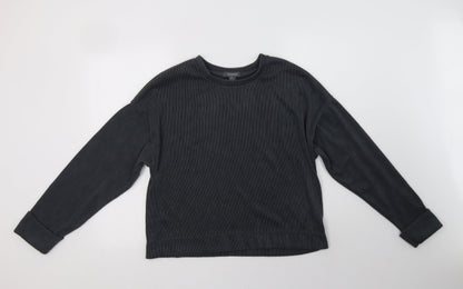 Additional front view of Primark women’s grey polyester top lounge set, size M