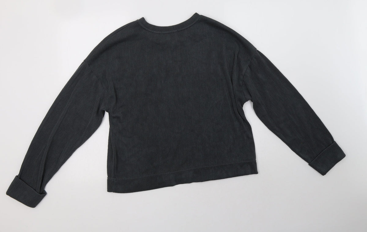 Back view of Primark women’s grey polyester top lounge set, size M