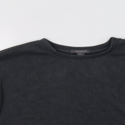 Close-up detail of Primark women’s grey polyester top lounge set, size M