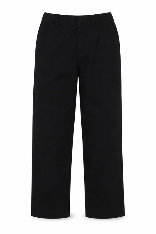George Boys Grey  Polyester Dress Pants Trousers Size 6-7 Years  Regular Hook & Loop - School Wear