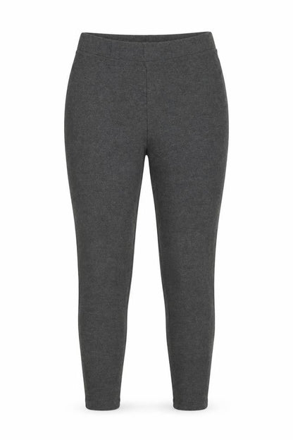 Front view of Gap women’s grey viscose jegging leggings, size L, 28-inch leg