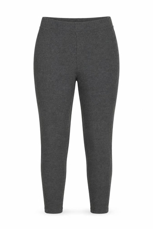 Front view of Gap women’s grey viscose jegging leggings, size L, 28-inch leg